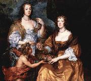 Anthony Van Dyck Portrat der Ladies Elisabeth Thimbleby und Dorothy Viscountess Andover oil